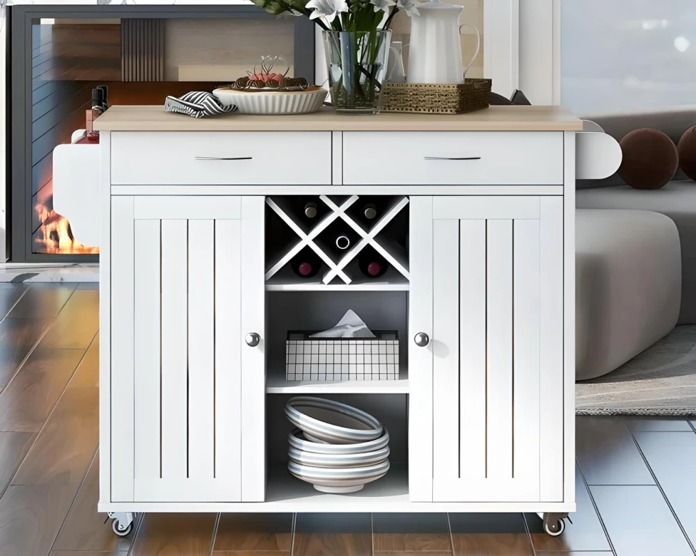 portable island table for kitchen